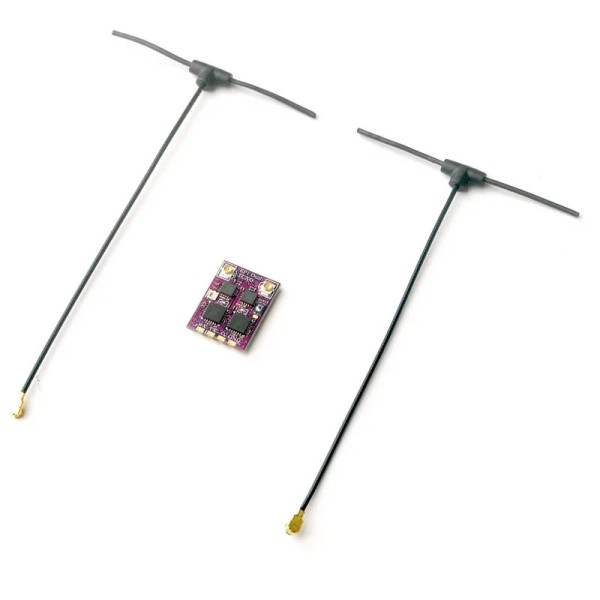 HappyModel 2.4G ELRS EP1 EP2 EP1 DUAL TCXO Receiver ExpressLRS Built-in a TCXO for Long Rang FPV Racing Drone Tinywhoop